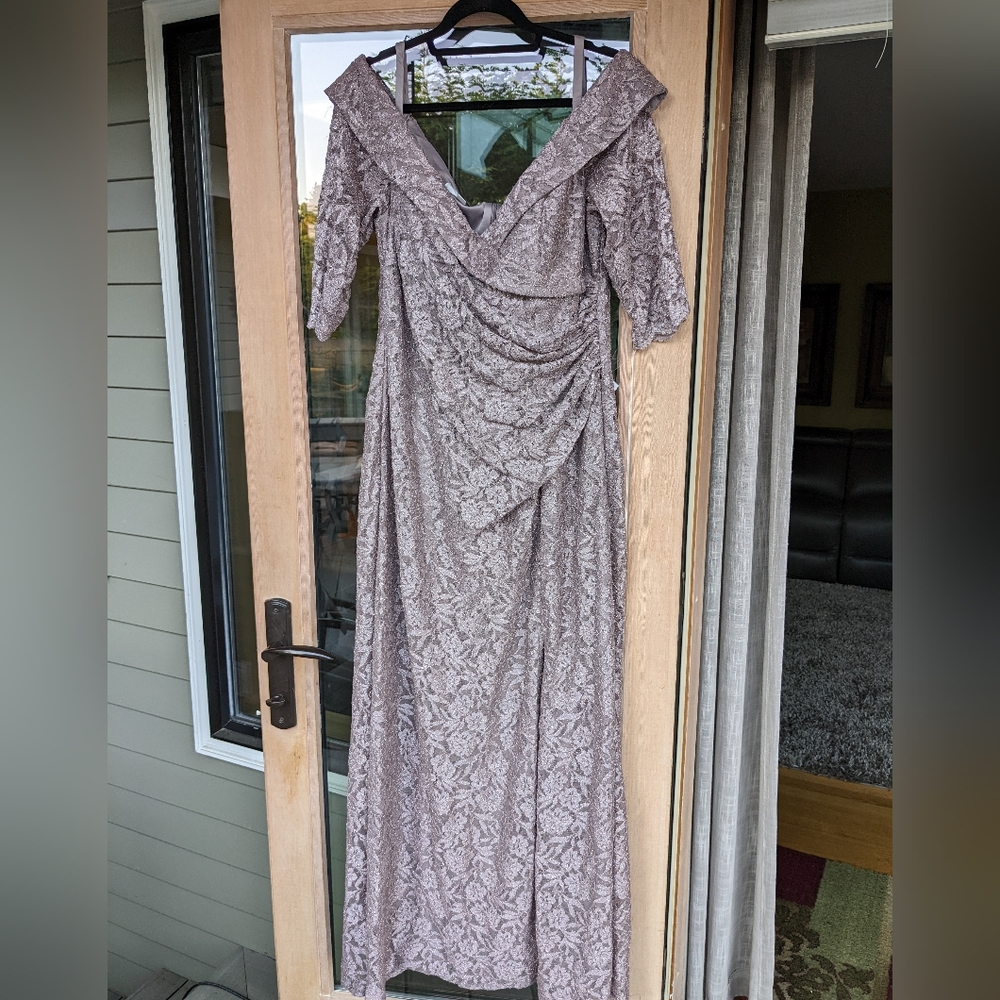 Long formal lace dress